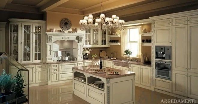 Cucina rustica legno chiaro