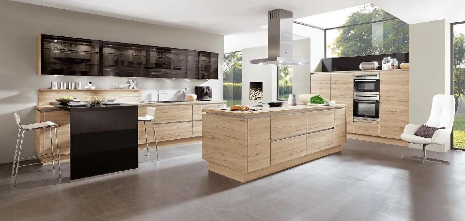 Cucina moderna legno chiaro