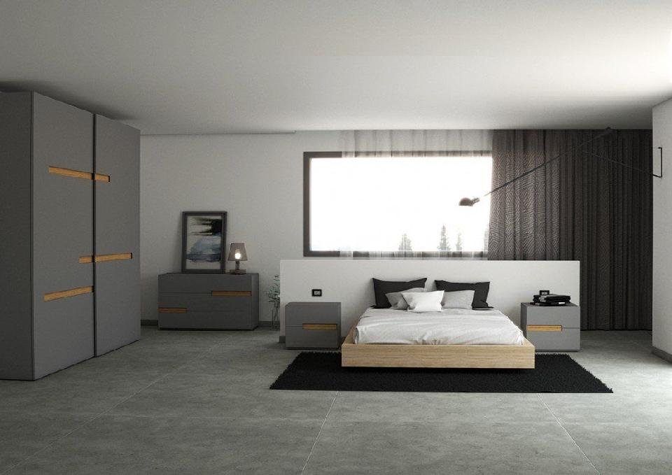 Letto matrimoniale in legno