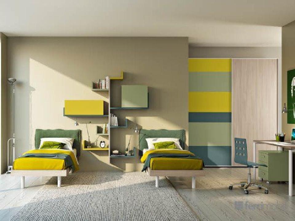 Cameretta gialla e verde