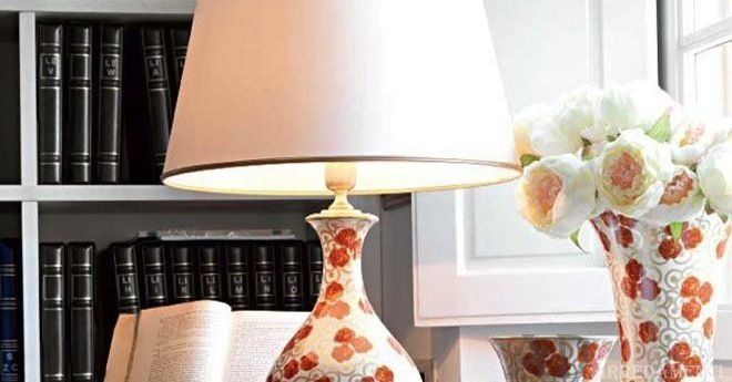 Abat-jour con paralume