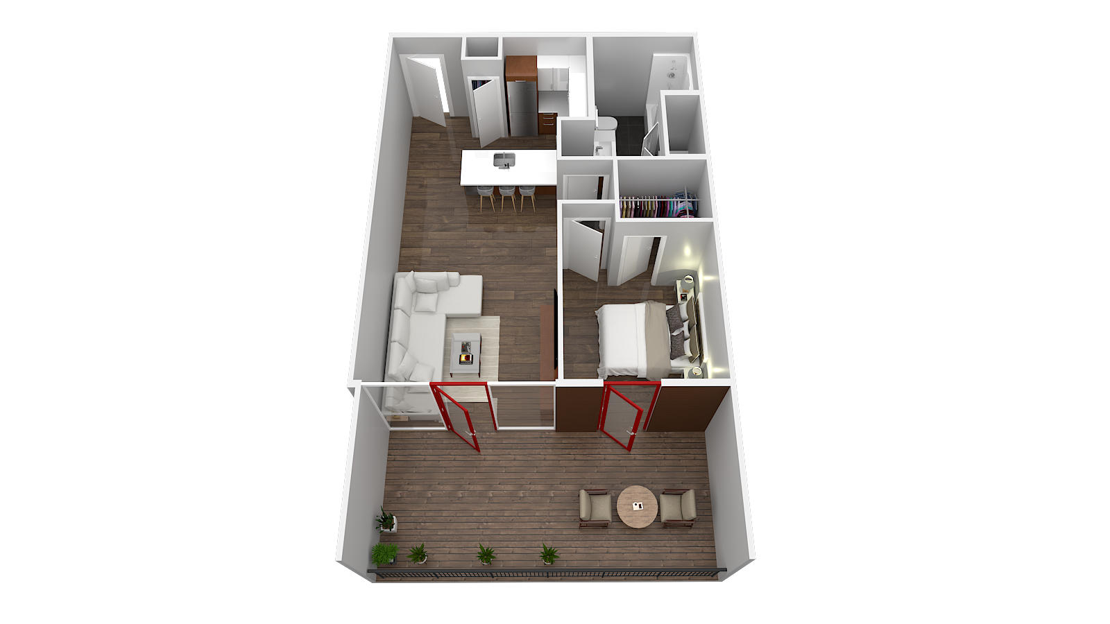 One  Bedroom 1.13