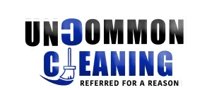 A logo for uncommon cleaning referred for a reason