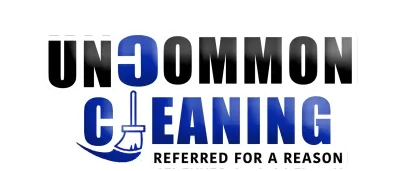 A logo for uncommon cleaning referred for a reason