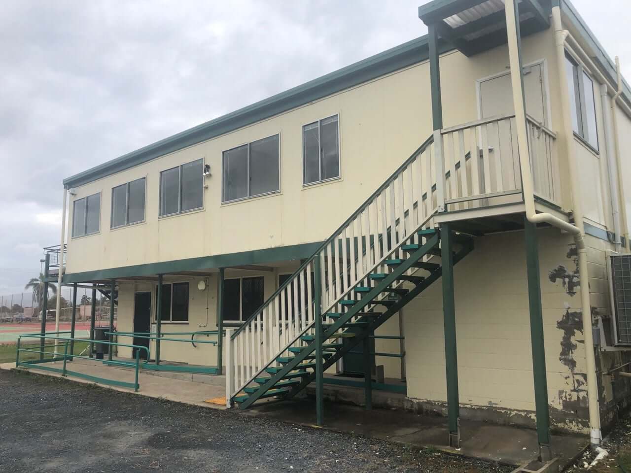 commercial building with fresh coat of paint