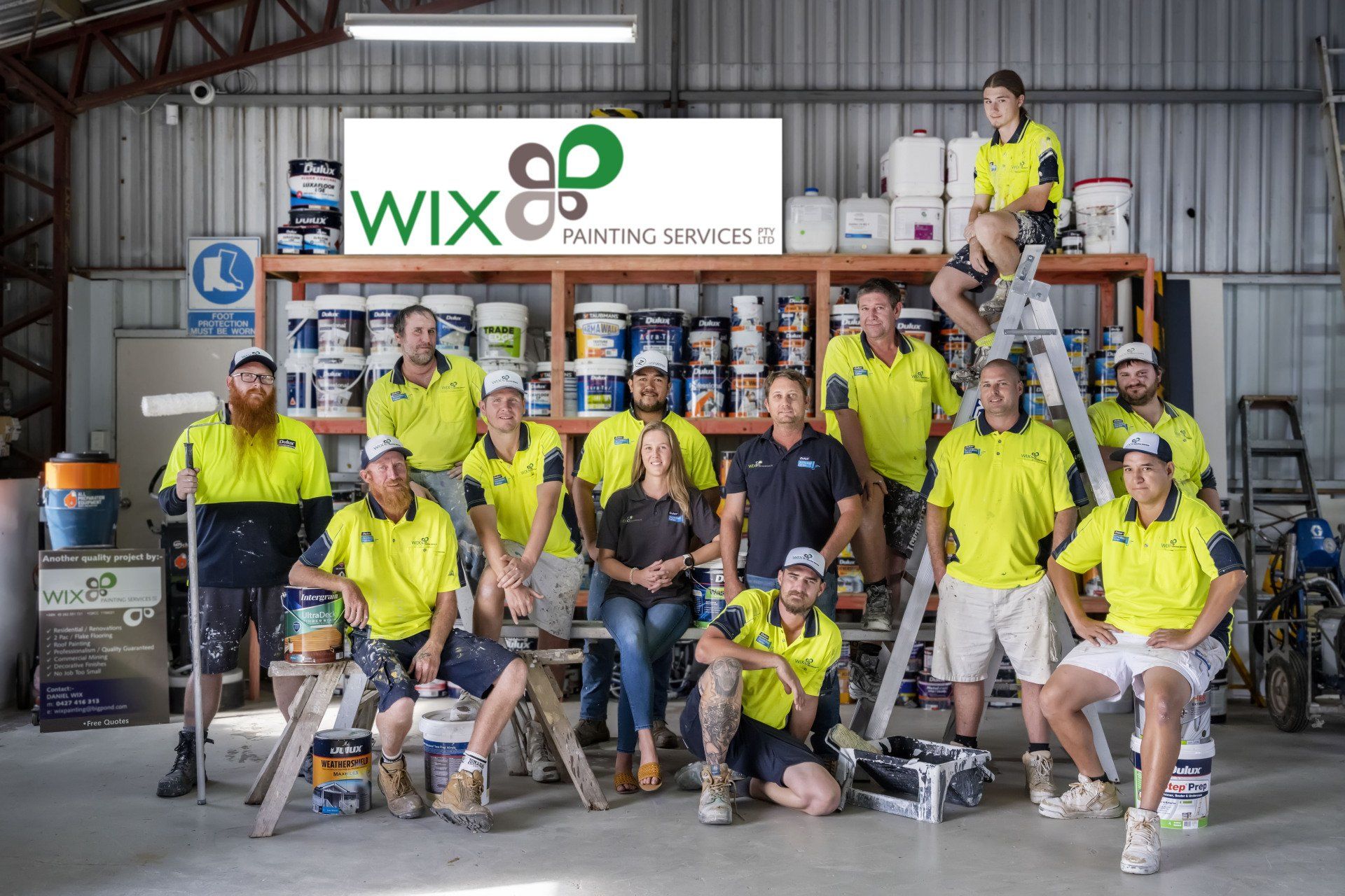 Experienced Commercial Painters Team at Wix Painting Services