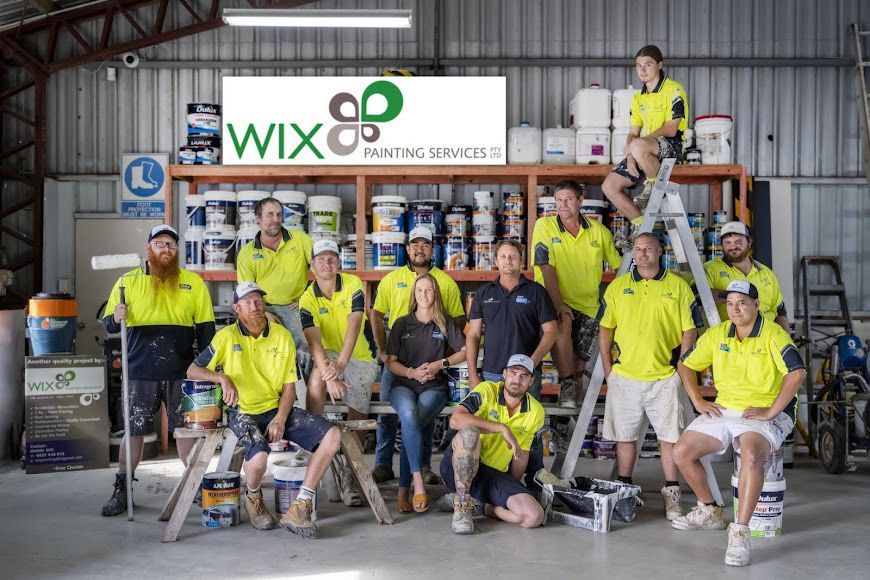 Commercial Painters in A Warehouse