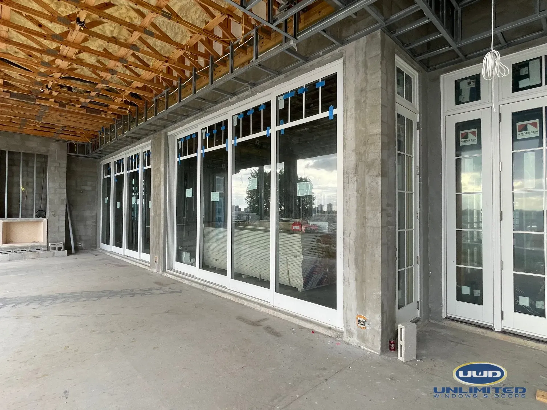 Impact door installation in West Palm Beach, FL.