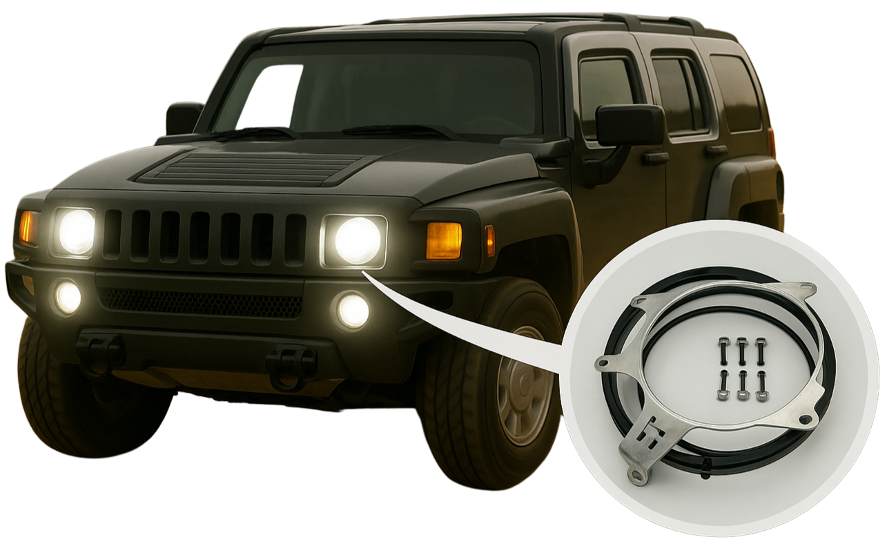 H3 off-road with big tires