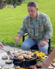 Our super 'seated' Crucible BBQ grill in action