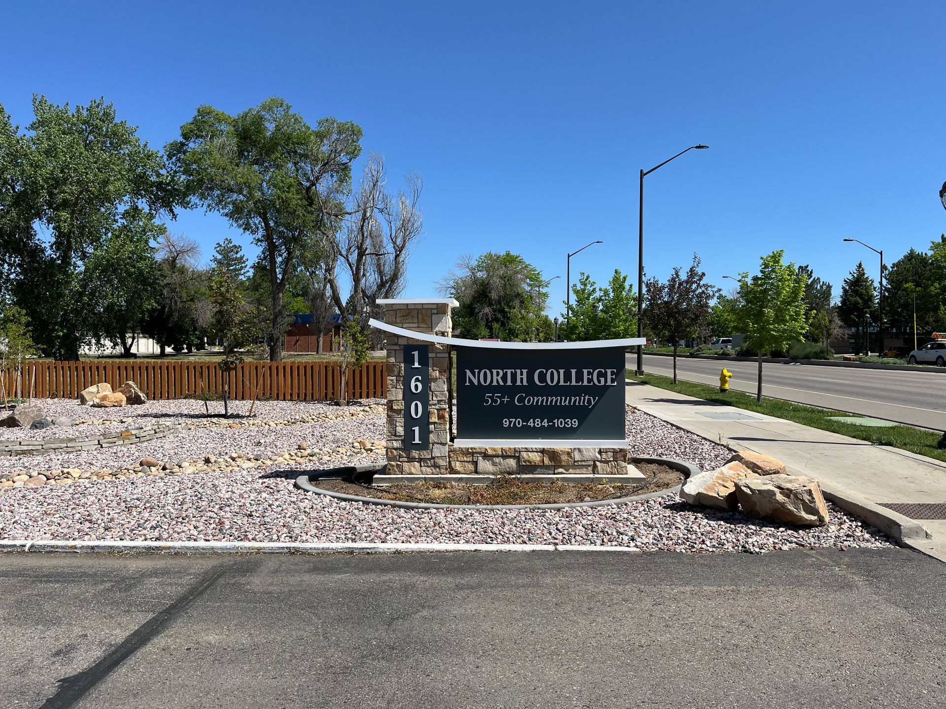 north college sign