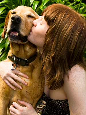 A girls beloved canine friend