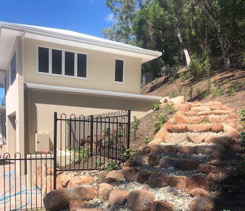 Landscaping Rock Steps — Trinity Landscape in Cairns, QLD