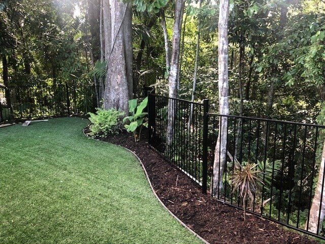 Fence At The House — Trinity Landscape in Cairns, QLD
