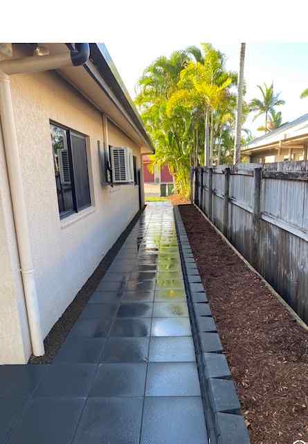 Side of House After Landscaping — Trinity Landscape in Cairns, QLD