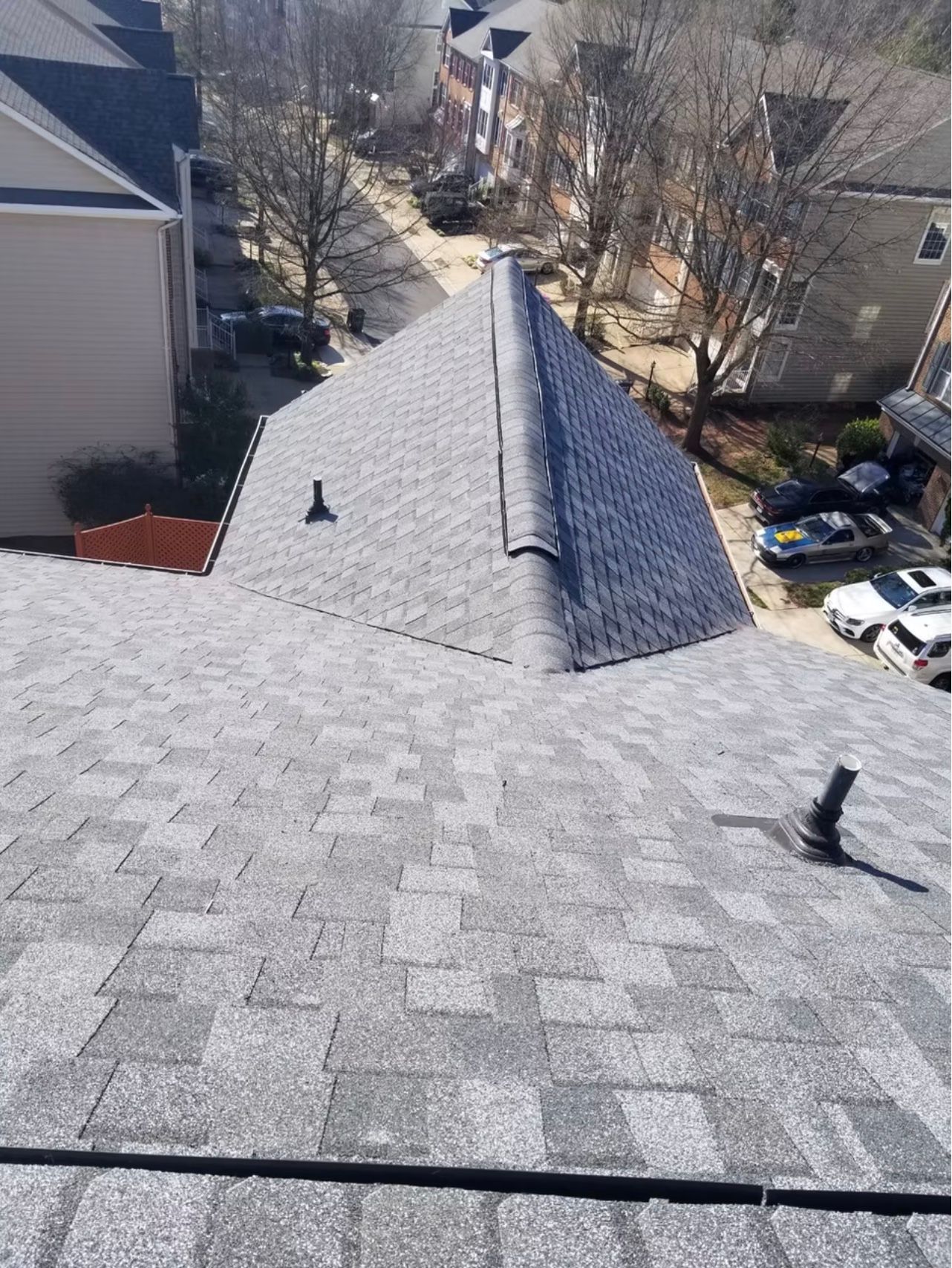 A roof replacement in Arlington, VA by L&R Contractors