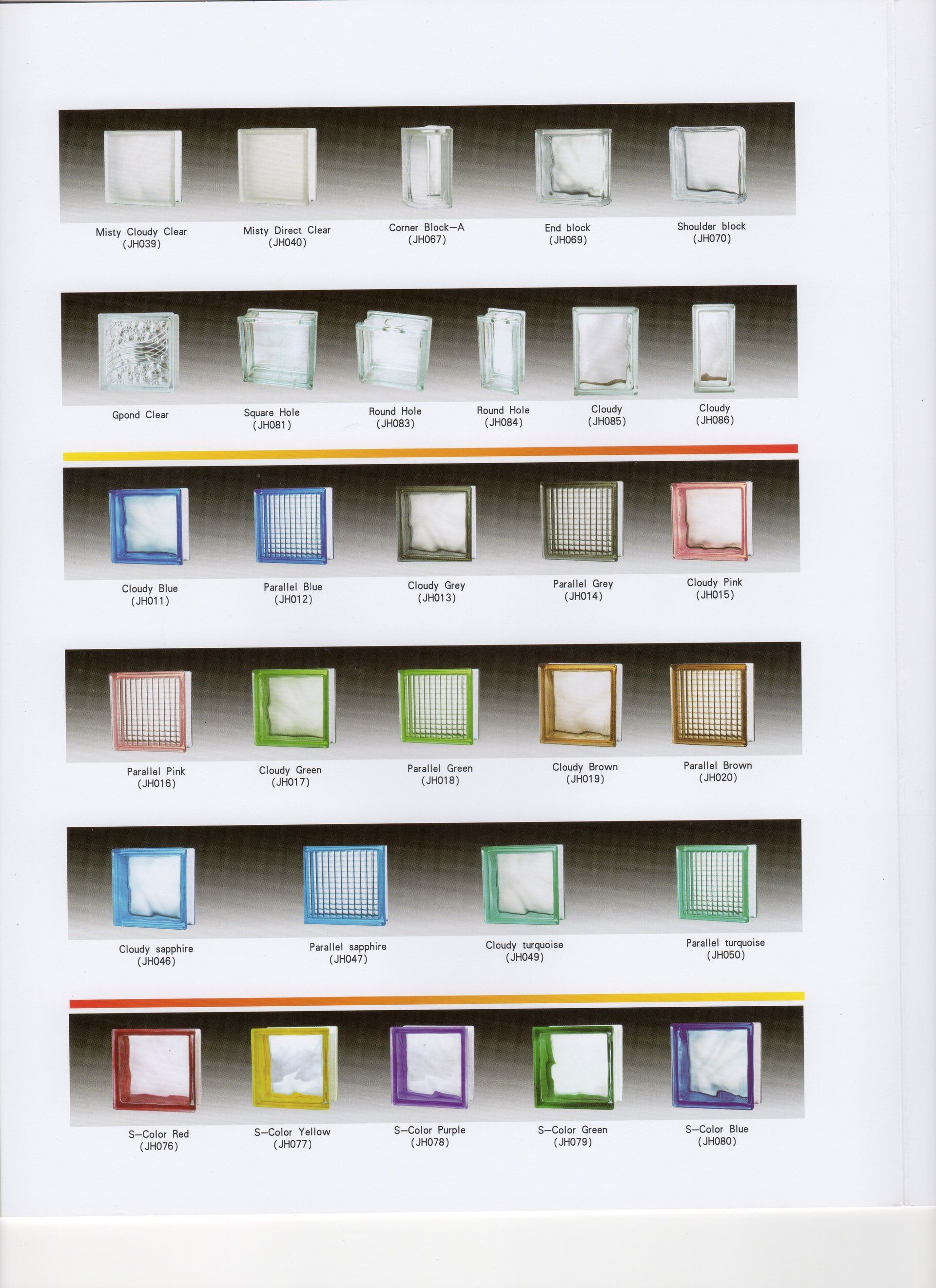 Different Types of Glass Block — Cincinnati, OH — Block-Tite Of Cincinnatti LLC