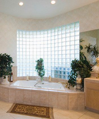 Bathroom Glass Blocks — Cincinnati, OH — Block-Tite Of Cincinnatti LLC