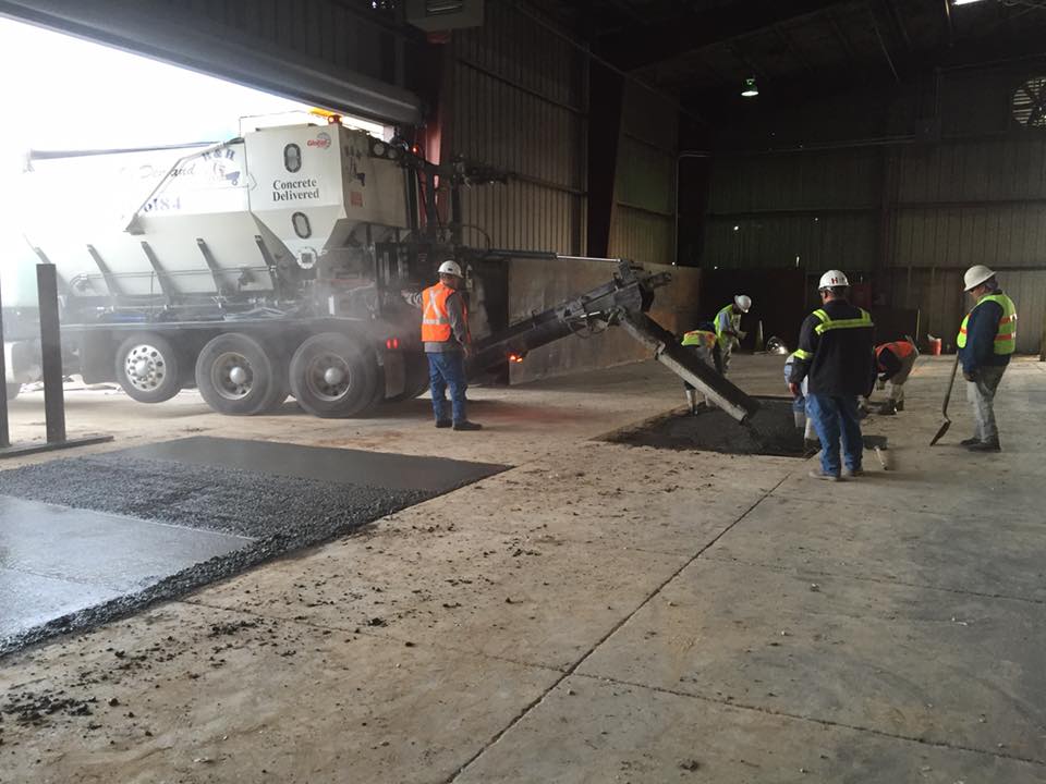 Concrete Pouring On Commercial Floor Building — Fort Worth, TX — H & H Concrete On Demand