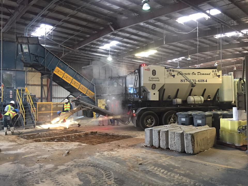 Warehouse Under Construction — Fort Worth, TX — H & H Concrete On Demand