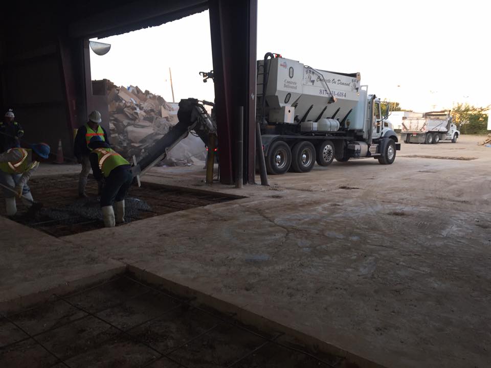 Pouring Cement — Fort Worth, TX — H & H Concrete On Demand