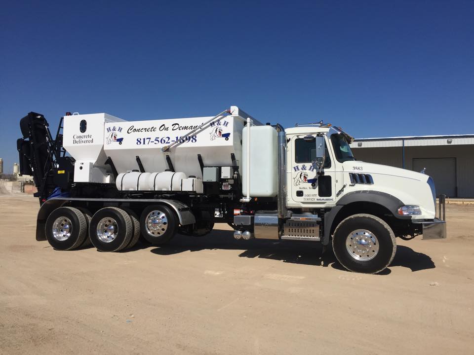 Truck For Concrete — Fort Worth, TX — H & H Concrete On Demand