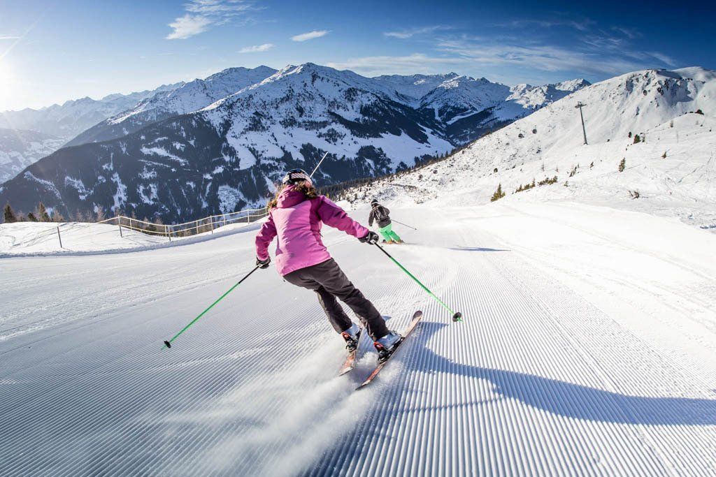 Skifahrerin Zillertag