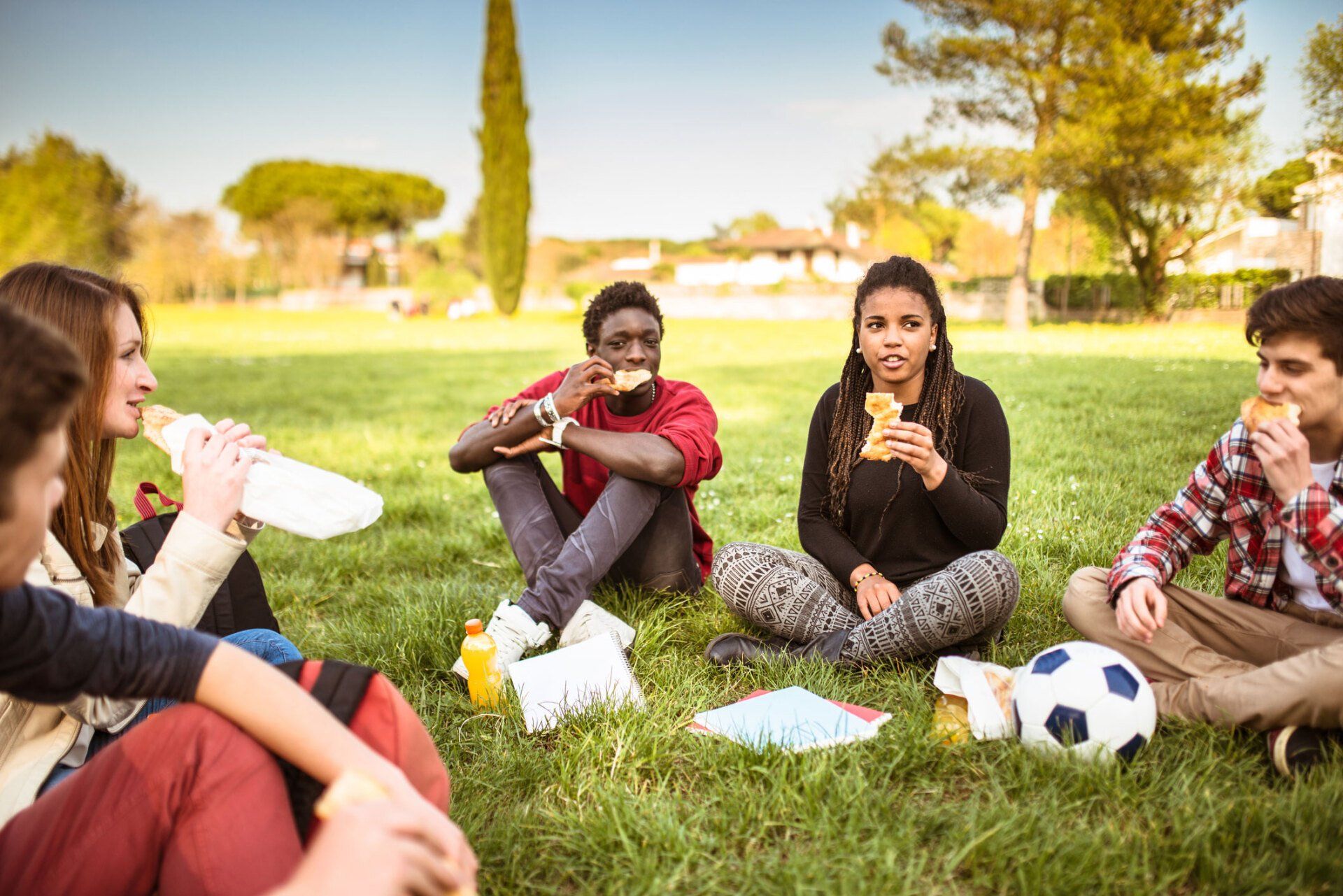 Happiness Friends Eating Togetherness in a Picnic — Adelaide, SA — MH Southern Support