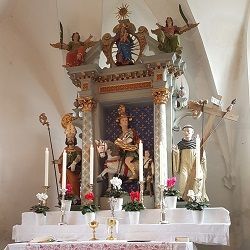 St. Martin Kirche Mals im Vinschgau Altar