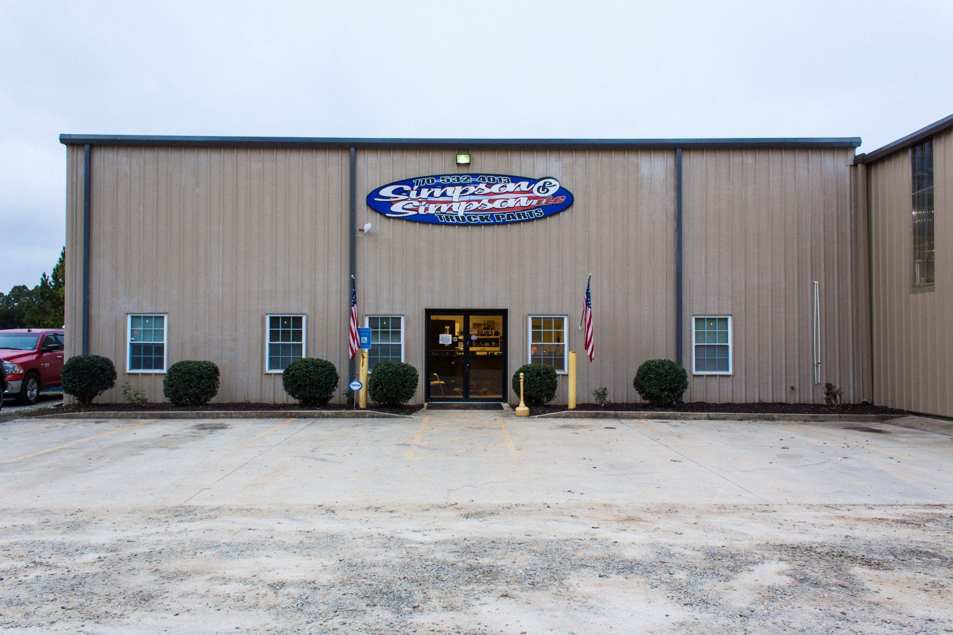 Front View Of The Outside Shop — Gillsville, GA — Simpson & Simpson LLC