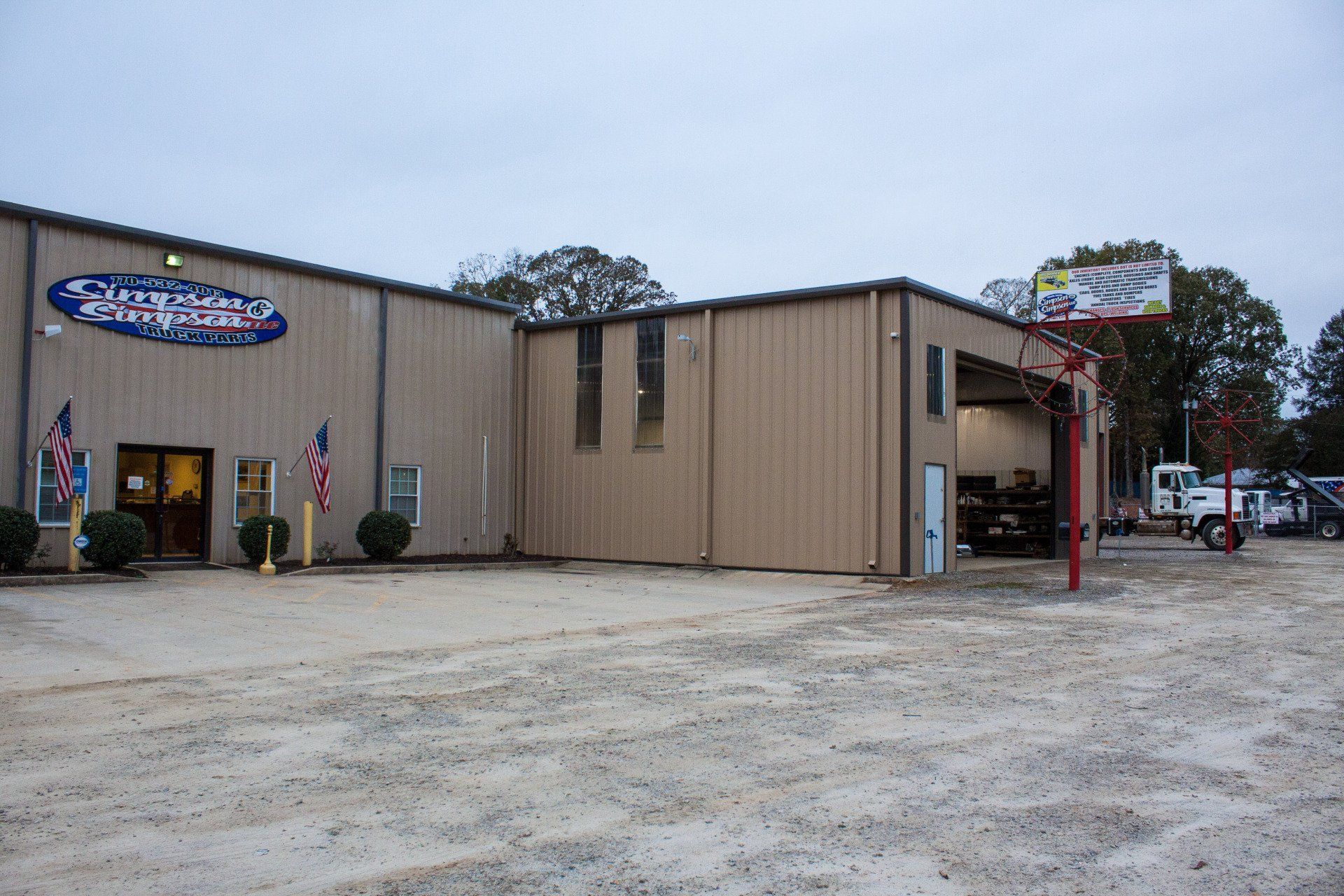 Far View of the Parts Shop — Gillsville, GA — Simpson & Simpson LLC