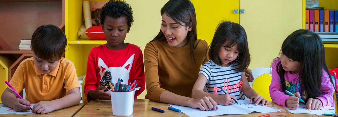 A Lead Teacher with Children — Bridgeport, CT — Donna's Little Doves Inc. A Lead Teacher with Children — Bridgeport, CT — Donna's Little Doves Inc.