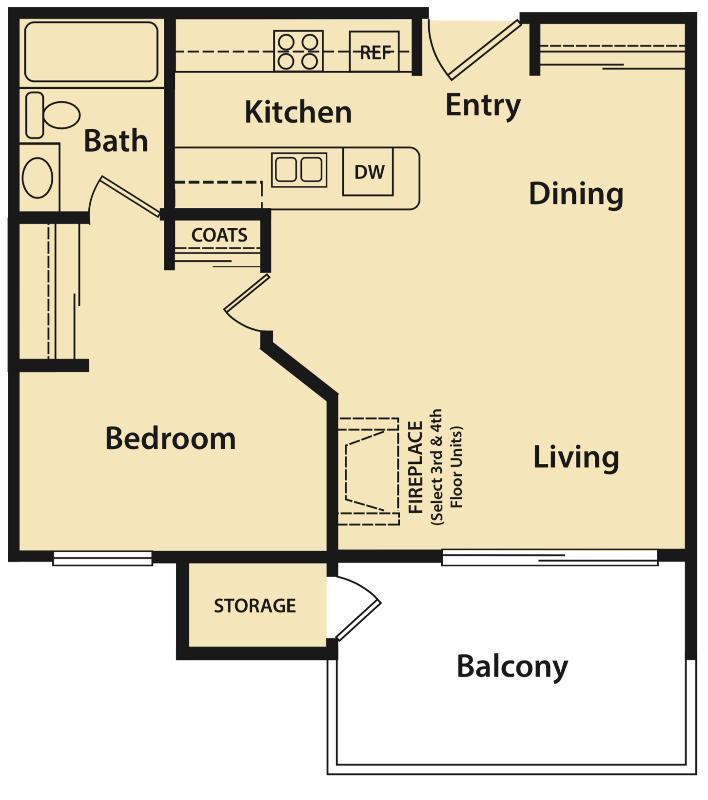 Plan C | Woodside Apartments