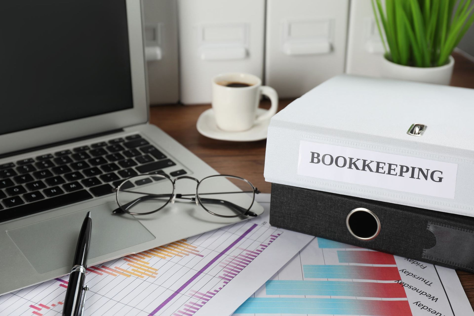 Bookkeeper's workplace | Perth, WA | LG Accounting Solutions