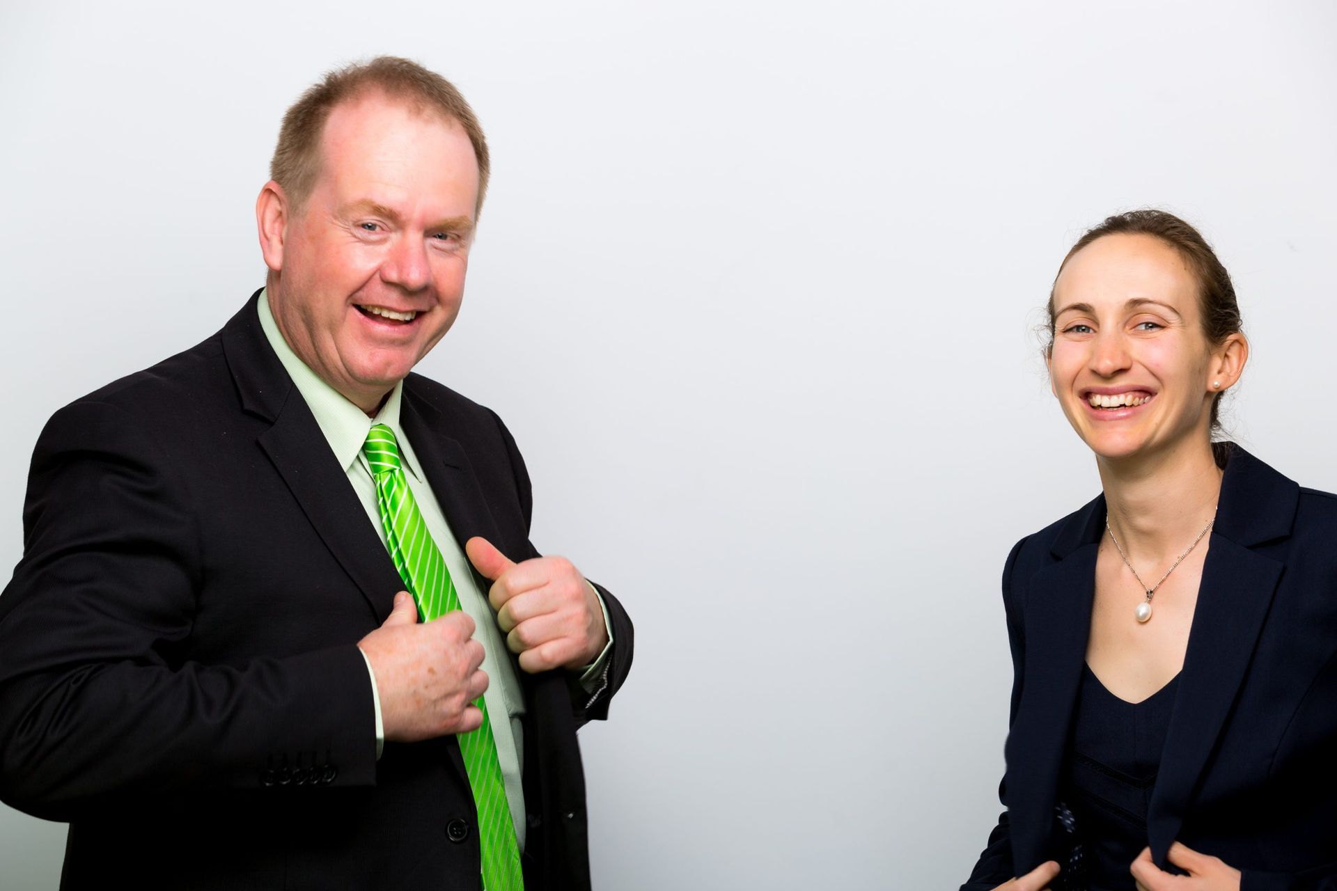 Llew and Tash smiling | Perth, WA | LG Accounting Solutions
