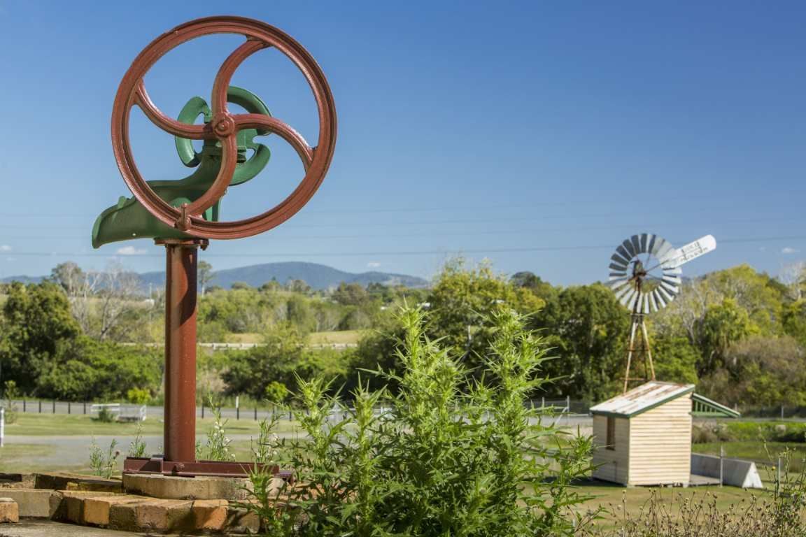 There is a Windmill and a Sculpture in Gympie — Wide Bay Hydroponics In Gympie, QLD