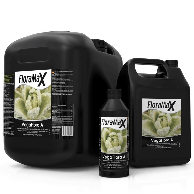 Three Bottles Of Floramax Vegaflora — Wide Bay Hydroponics In Saint Helens, QLD