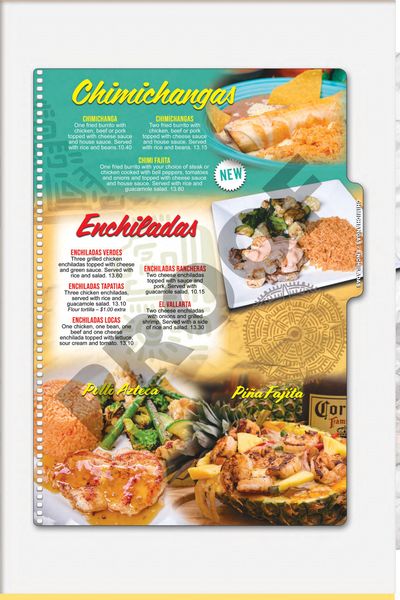 Current menu - Los Bravos Mexican Restaurant