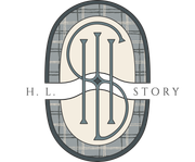 H.L. Story crest and logo.