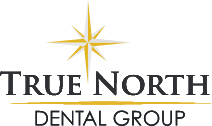 The true north dental group logo has a star on it.