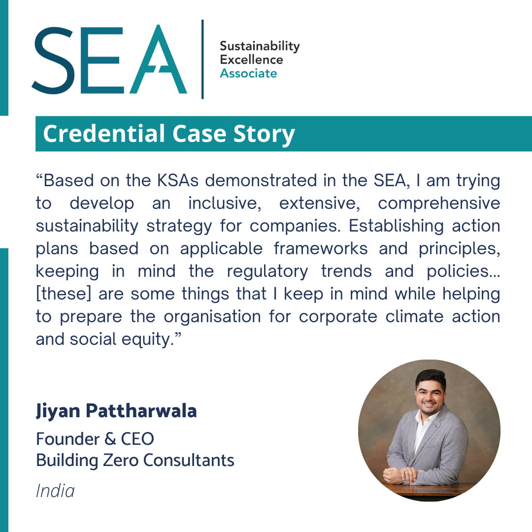 Jiyan Pattharwala is the Founder & CEO of Building Zero Consultants