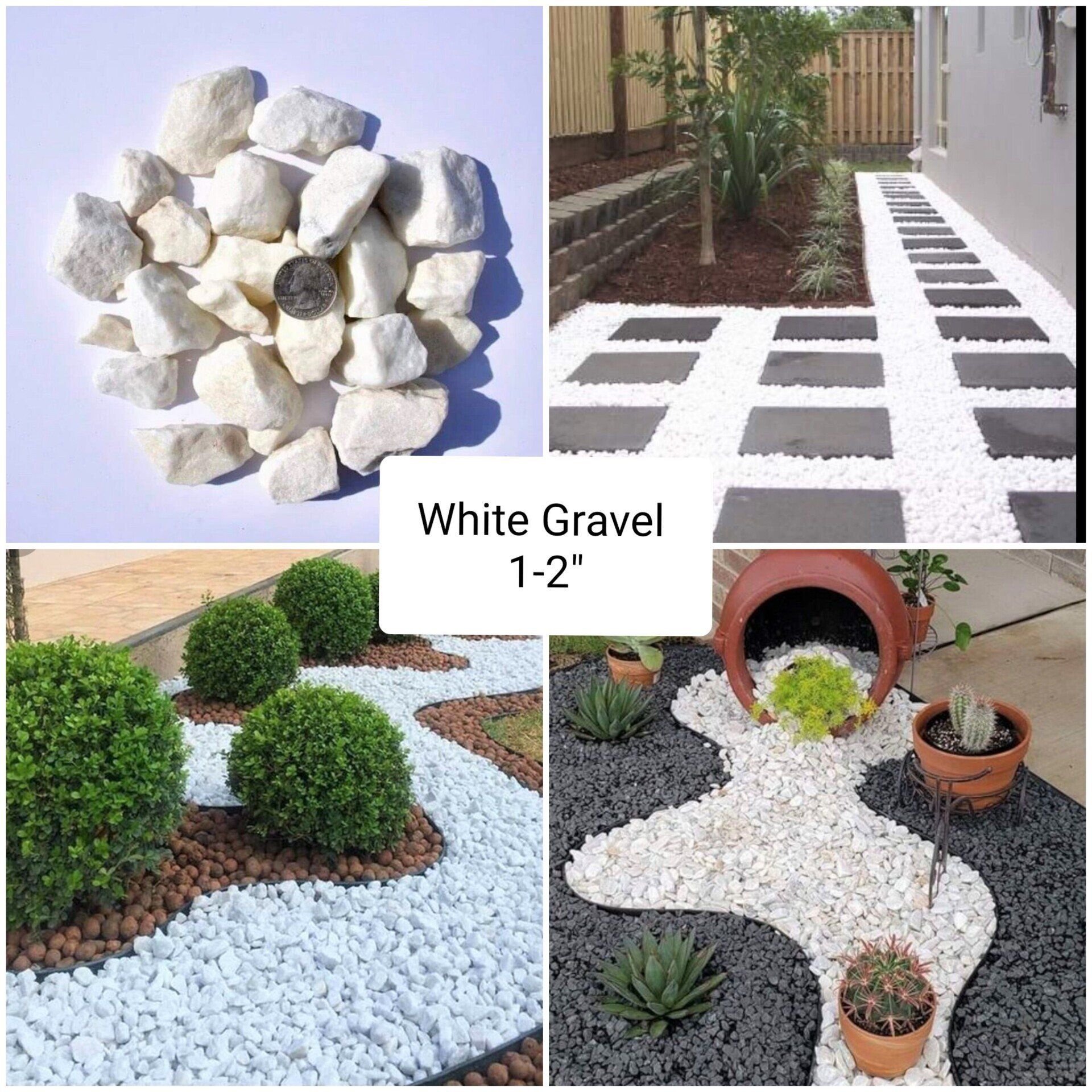 White Gravel 1-2