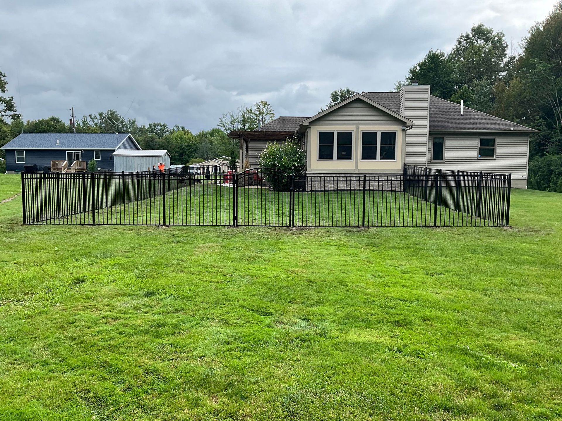 Yard With Fence - Erie, PA - Harbor Fence Co.
