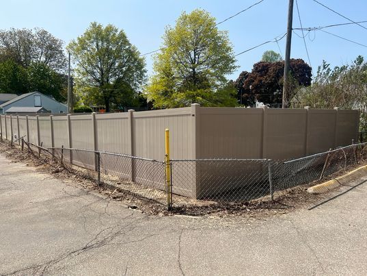 Residential Property With Wooden Fence - Erie, PA - Harbor Fence Co.