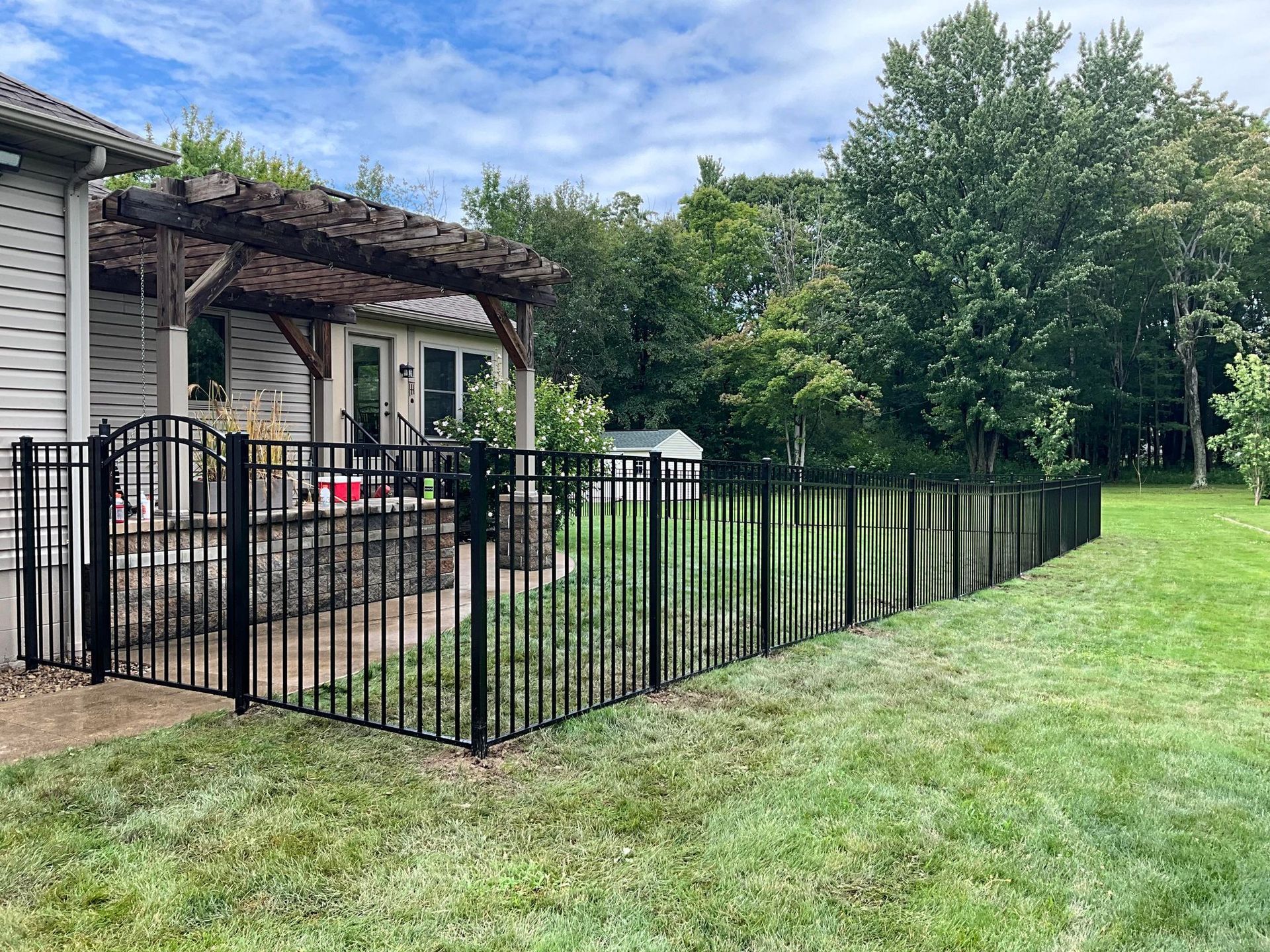 House Surrounded By Fence - Erie, PA - Harbor Fence Co.