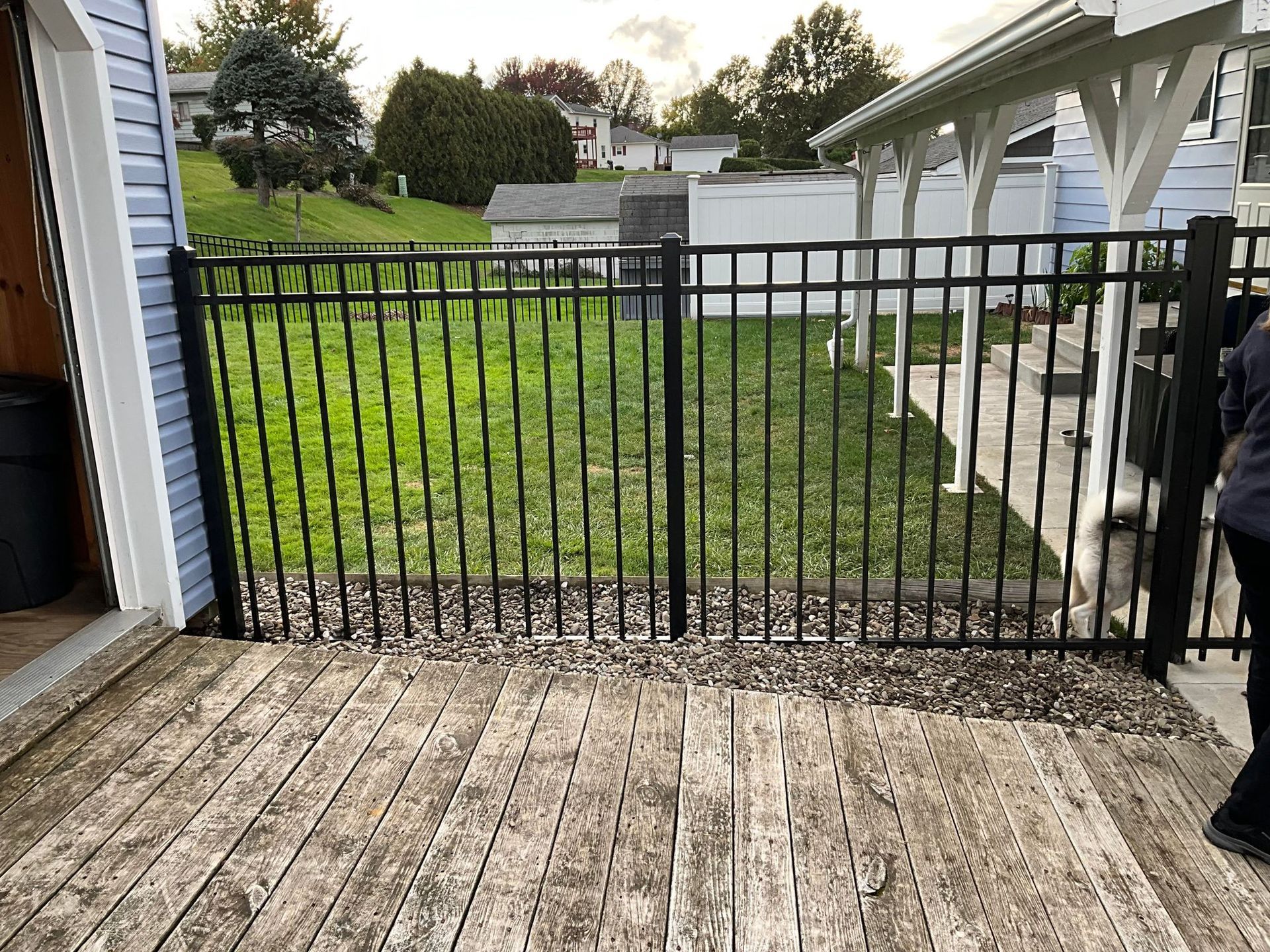 Black Metal Fence - Erie, PA - Harbor Fence Co.