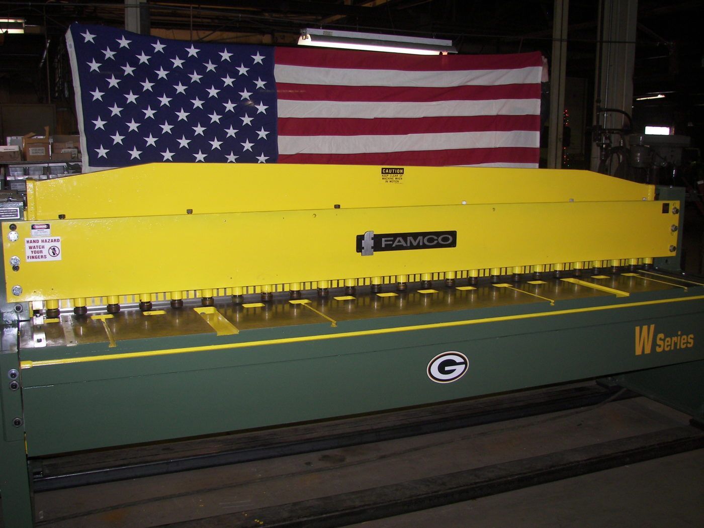 Rebuilt Model 1010 Mechanical Shear with Manual Back Gage
