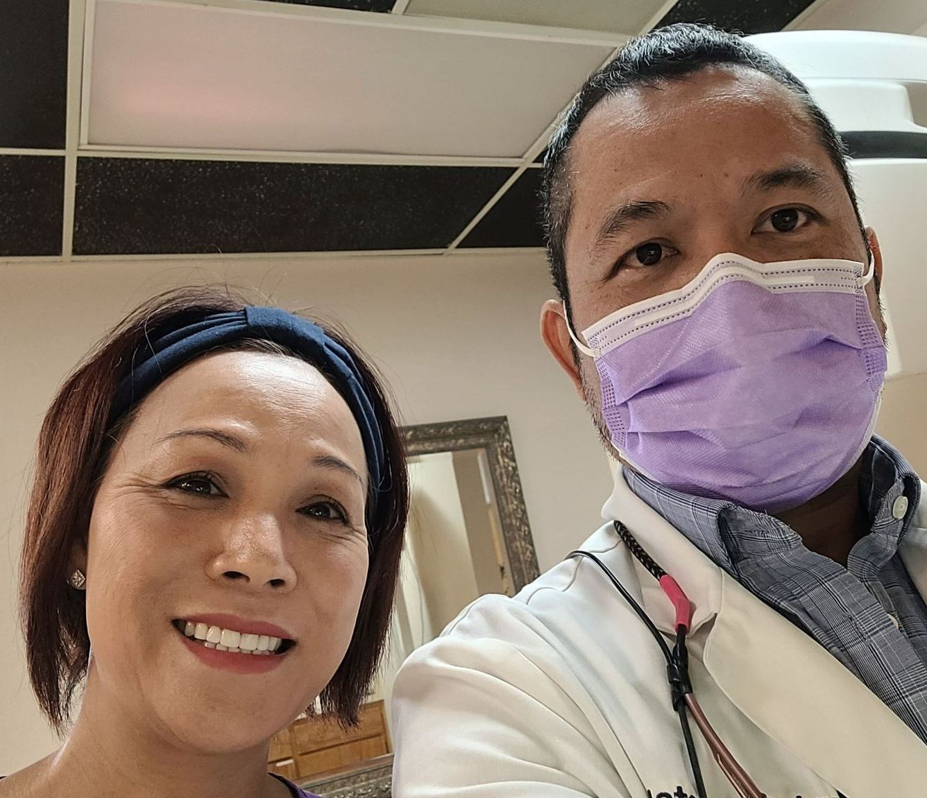 dr. Sengsouvanh and dentist