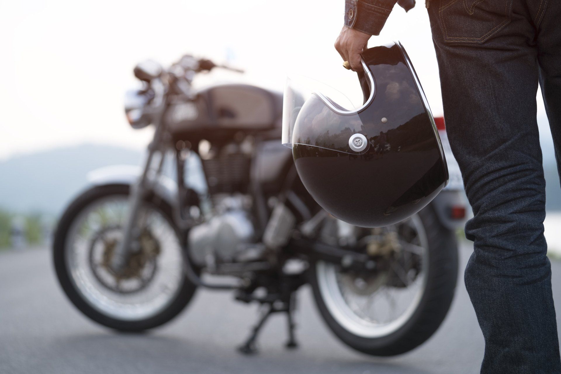 Couple On Motorcycle — Motorcycle Insurance in Marietta, GA