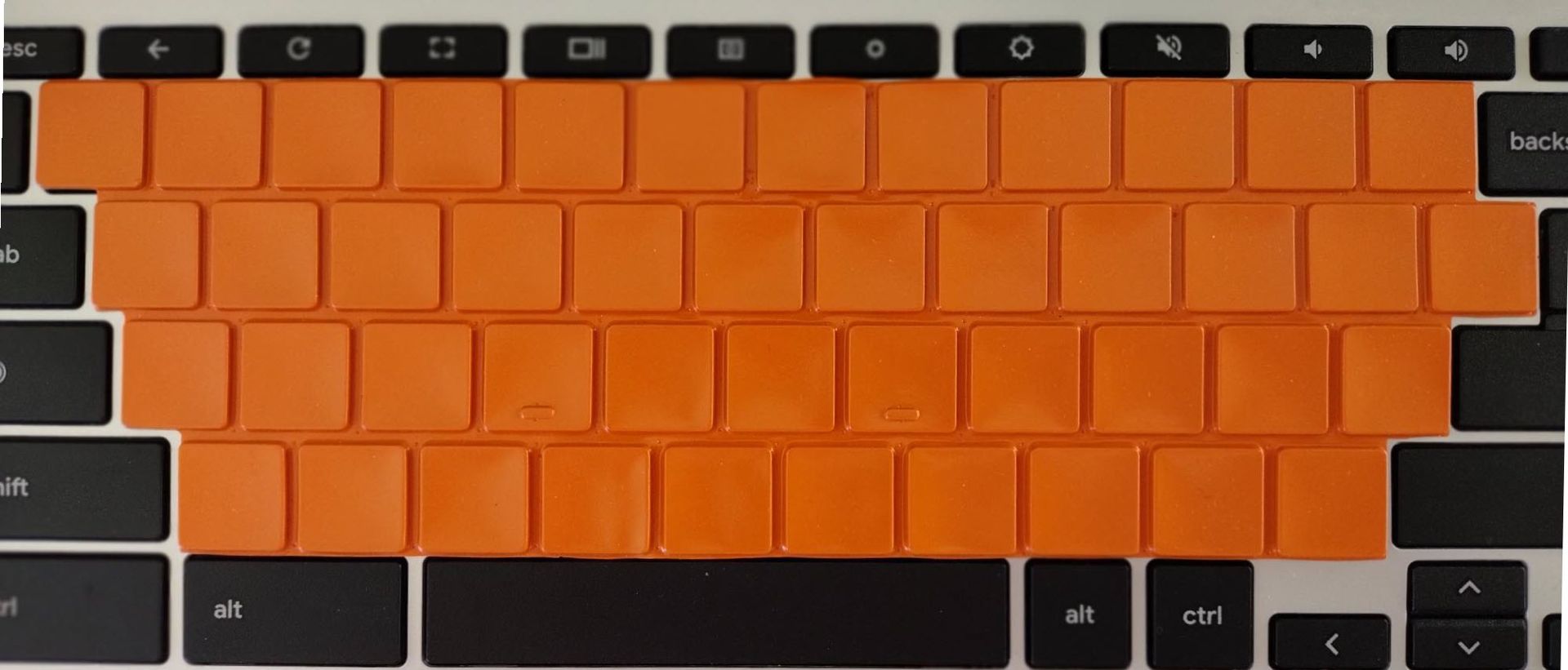 SpeedSkin's UltraSlim keyboard cover fits most laptops and flat-key, PC keyboards. 